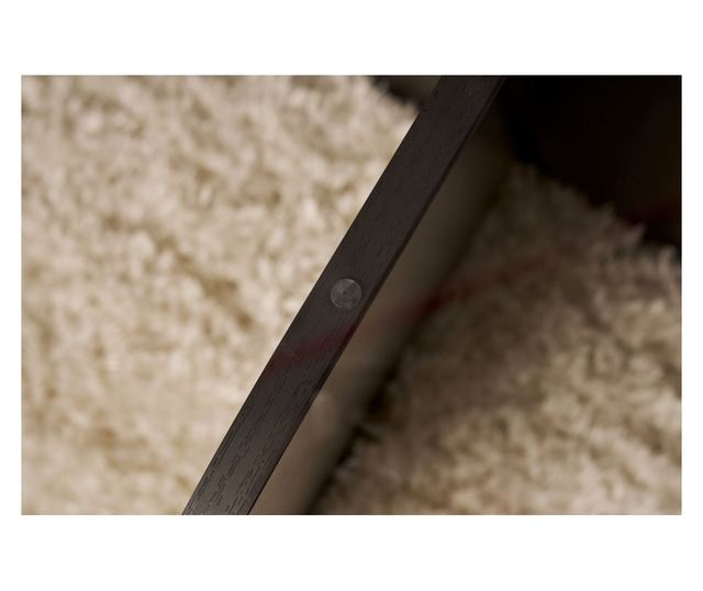 Klub stol 626, drvo crno, Fume