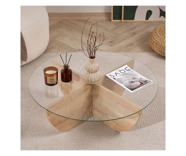 Kavna mizica 691, safirni hrast