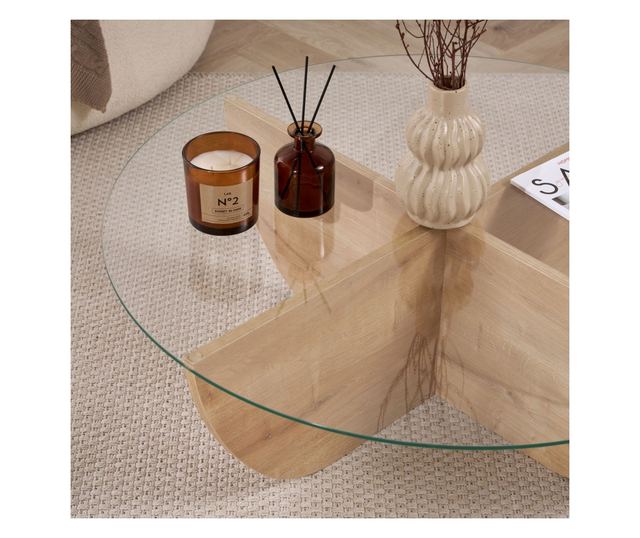 Kavna mizica 691, safirni hrast