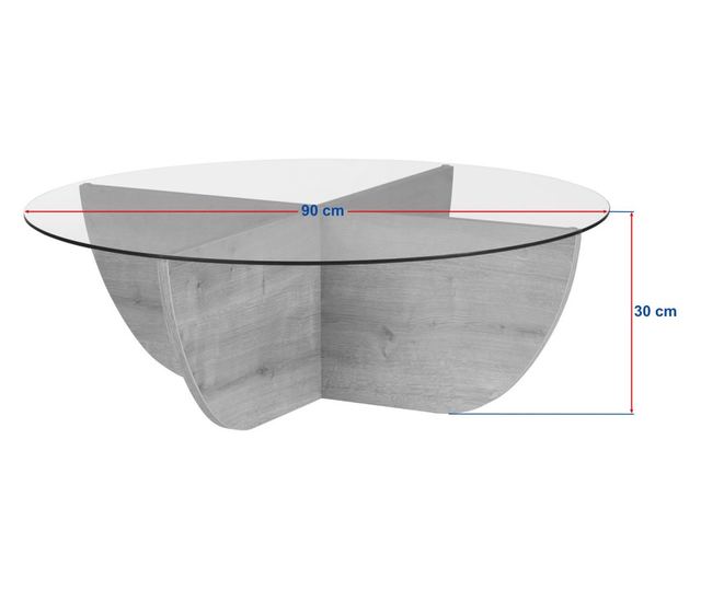 Kavna mizica 684, Travertin