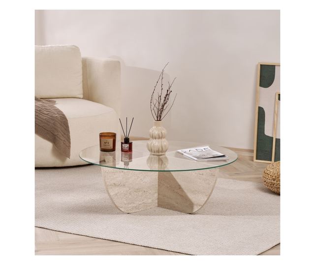 Kavna mizica 684, Travertin