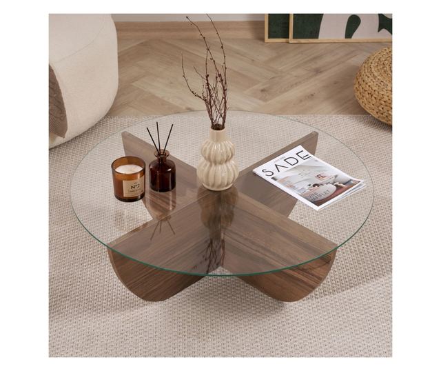 Klubska mizica 707, oreh