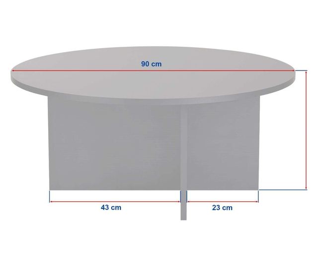 Kavna mizica 402, les črn