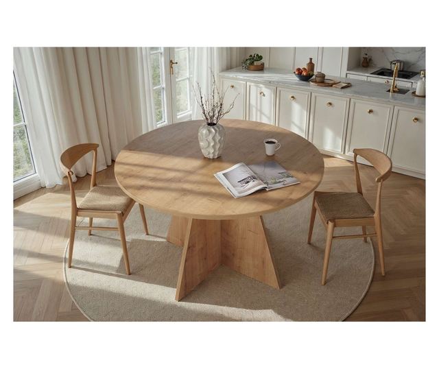 Jedilna miza 417, safirni hrast