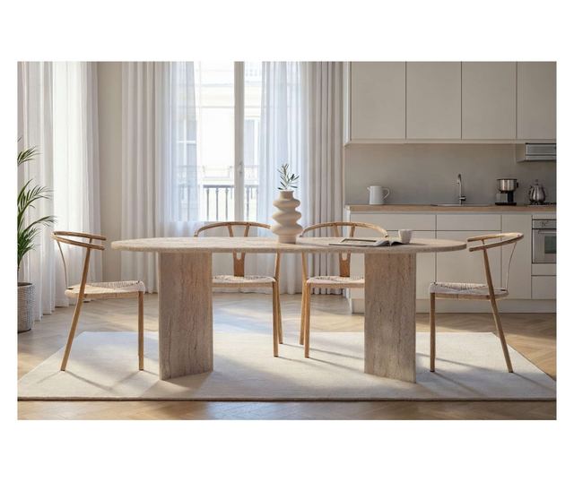 Jedilna miza 268, Travertin