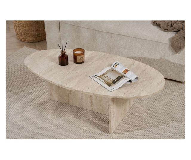 Klubska mizica 651, Travertin