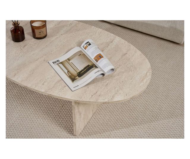 Klubska mizica 651, Travertin