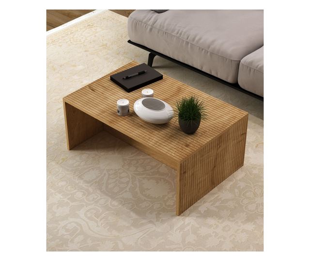 Kavna miza 633, safirni hrast