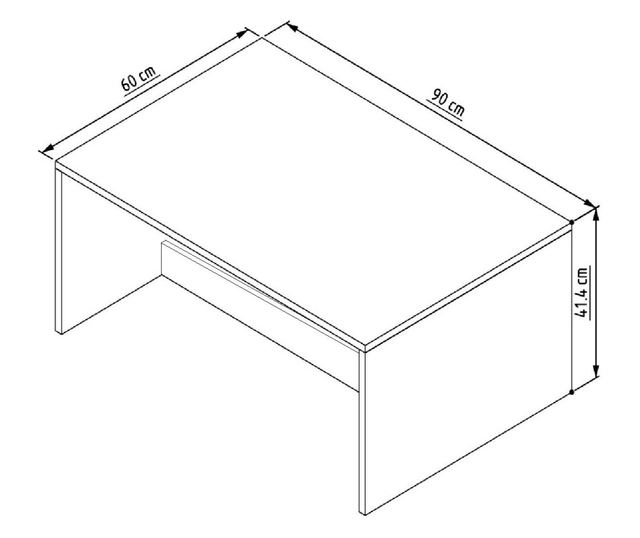 Kavna miza 626, Travertin