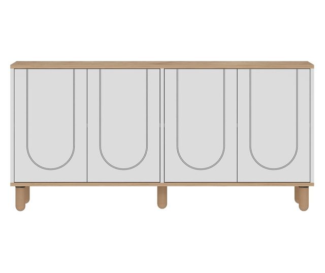 Konzola 510, Safirni hrast, bela