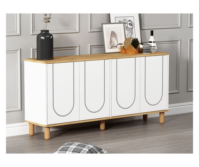 Konzola 510, Safirni hrast, bela