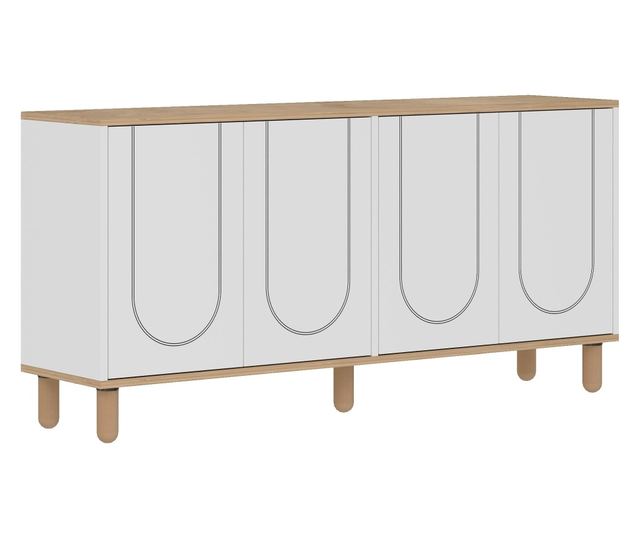 Konzola 510, Safirni hrast, bela