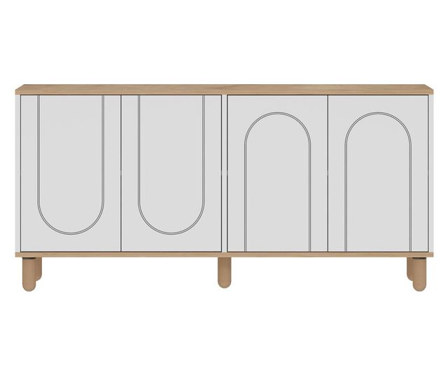 Konzola 534, Safirni hrast, bela