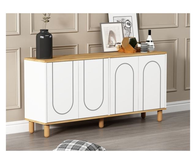 Konzola 534, Safirni hrast, bela