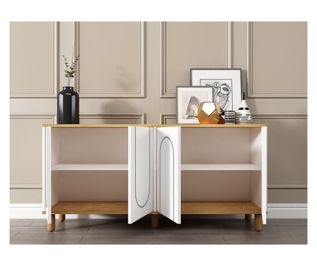 Konzola 534, Safirni hrast, bela