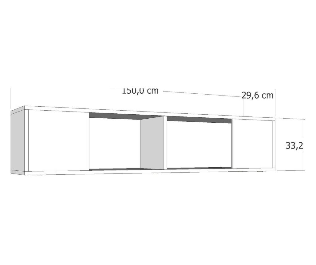 TV regal 418, bela - 7