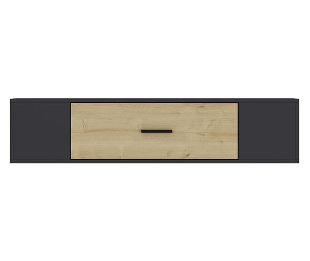 TV regal 364, antracit, safirni hrast