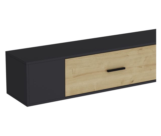 TV regal 364, antracit, safirni hrast