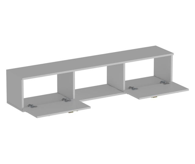 TV regal 326, bela, zlata