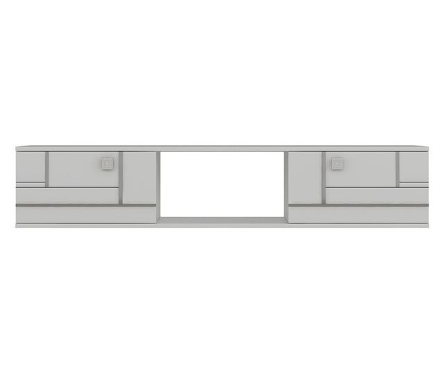 TV regal 333, bela, srebrna