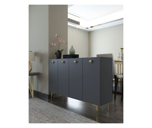 Konzola 361, Antracit, Zlata