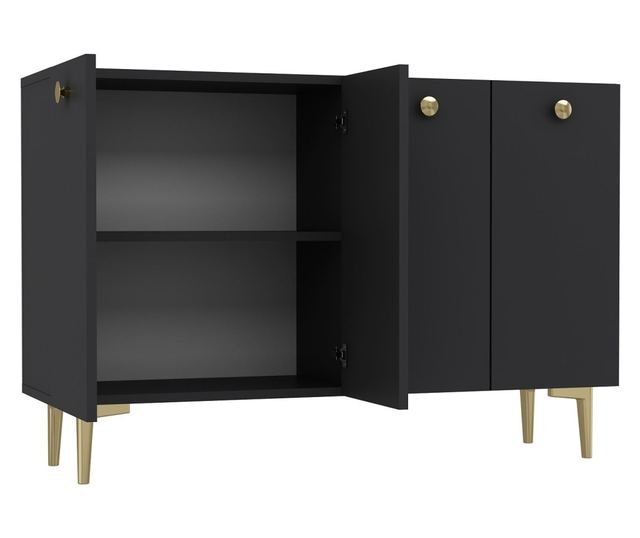 Konzola 361, Antracit, Zlata