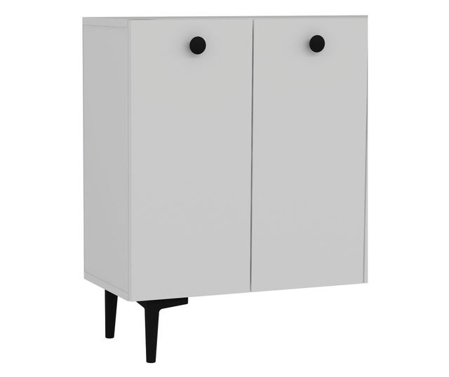 Konzola 408, bela, črna