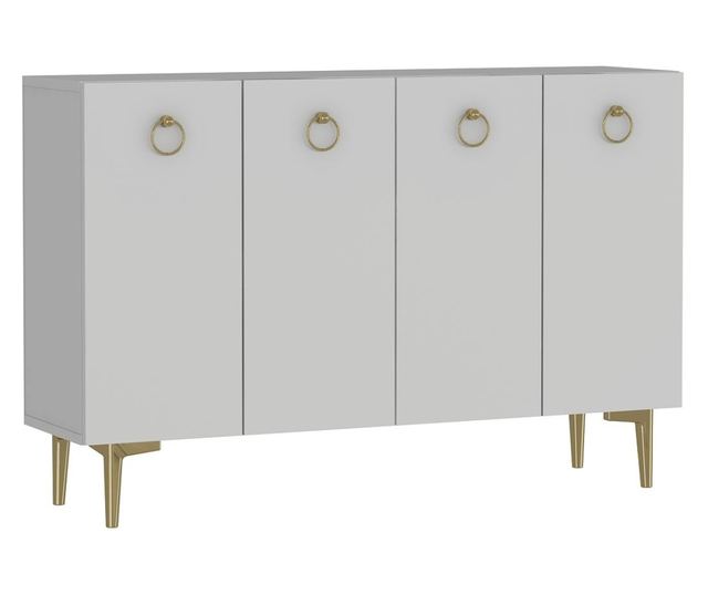 Konzola 477, bela, zlata