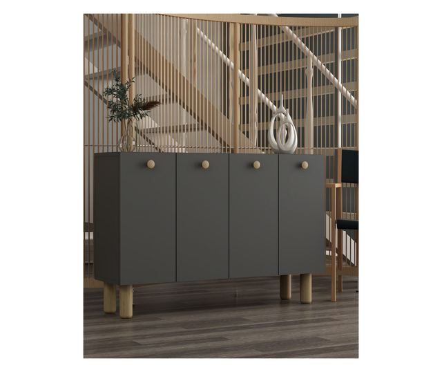 Konzola 422, Antracit, Safirni hrast