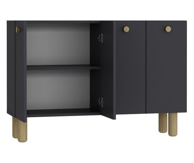 Konzola 422, Antracit, Safirni hrast