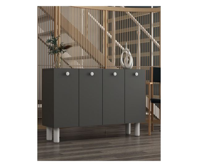 Konzola 415, Antracit, Bela