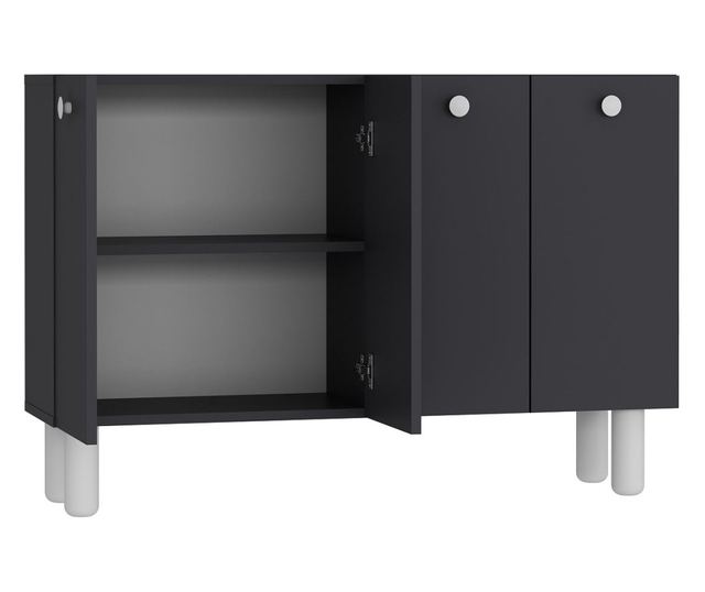 Konzola 415, Antracit, Bela