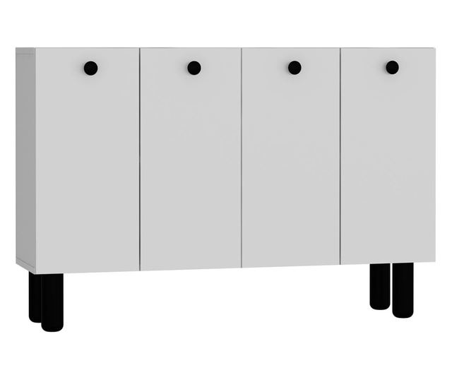 Konzola 446, bela, črna