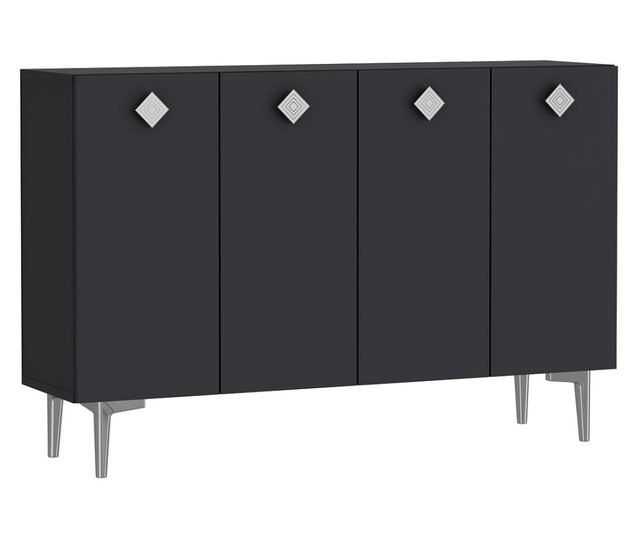 Konzola 507, Antracit, Srebrna