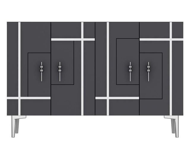 Konzola 293, Antracit, Srebrna