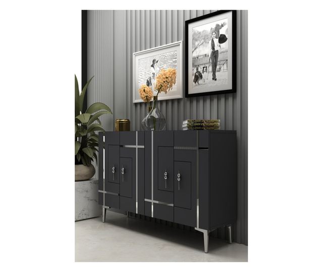 Konzola 293, Antracit, Srebrna