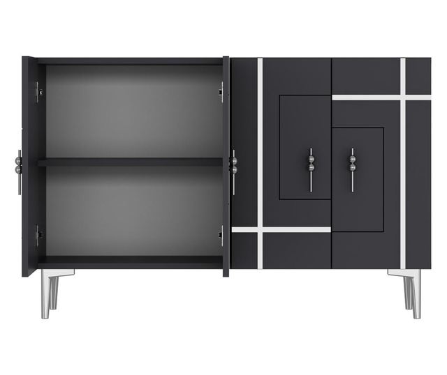 Konzola 293, Antracit, Srebrna