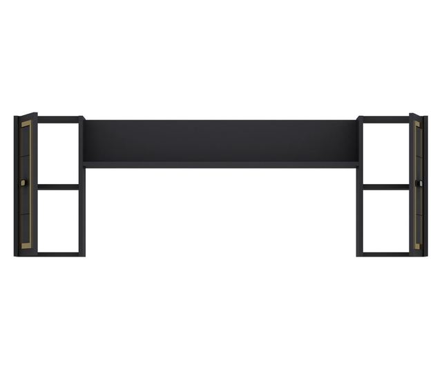 TV regal 412, antracit, zlata