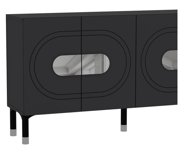 Konzola 712, Antracit, Srebrna