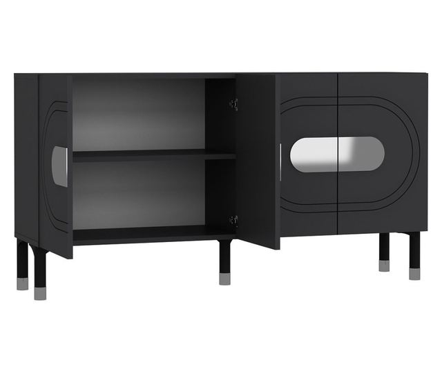 Konzola 712, Antracit, Srebrna