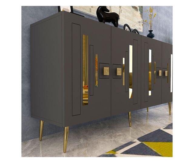 Konzola 180, Antracit, Zlata