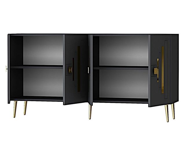 Konzola 180, Antracit, Zlata