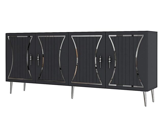 Konzola 227, Antracit, Srebrna