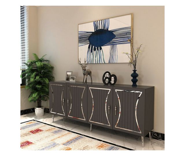 Konzola 227, Antracit, Srebrna