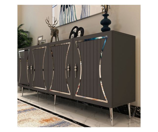 Konzola 227, Antracit, Srebrna