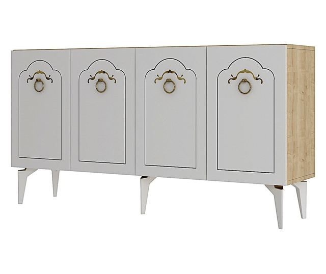 Konzola 272, Safirni hrast, bela