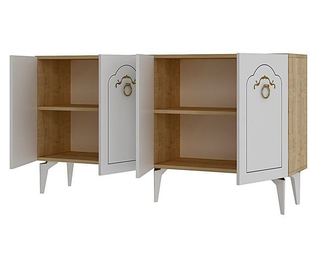 Konzola 272, Safirni hrast, bela