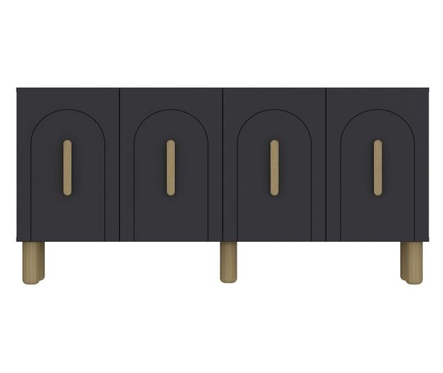 Konzola 675, Antracit, Safirni hrast