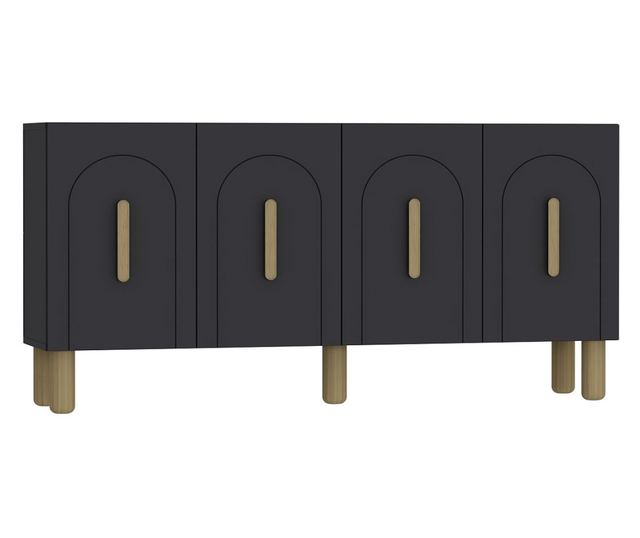 Konzola 675, Antracit, Safirni hrast