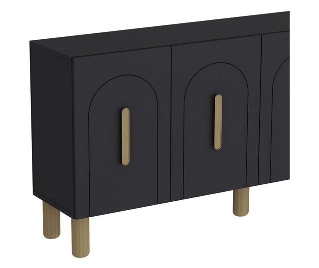 Konzola 675, Antracit, Safirni hrast